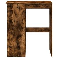 Bartafel met rekken 90x47,5x103,5 cm bewerkt hout gerookt eiken - thumbnail