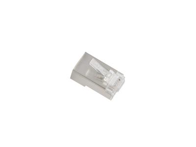 Lanberg PLS-5000 kabel-connector RJ-45 Roestvrijstaal, Transparant