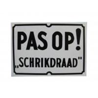 BORD PLAST. PAS OP SCHRIKDRAAD - thumbnail