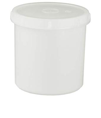 Hunersdorff Pot | 1000 ml met schroefdeksel | rond natuur | H126xD125mm | 1 stuk - 915600 915600