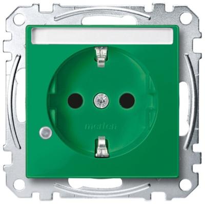 Merten MEG2303-0304 Wandcontactdoos System M Groen 1 stuk(s)