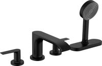 Hansgrohe Badrandmengkraan Vivenis 4-Gats Met sBox Mat Zwart - thumbnail