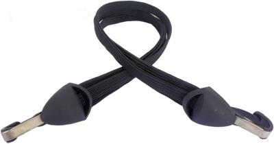 Gazelle Bibia snelbinder 28 inch met rvs haak / kort 55cm zwart