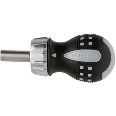 Bahco ratel bitschroevendraaier 1/4" stubby Bahco ratel bitschroevendraaier 1/4" stubby