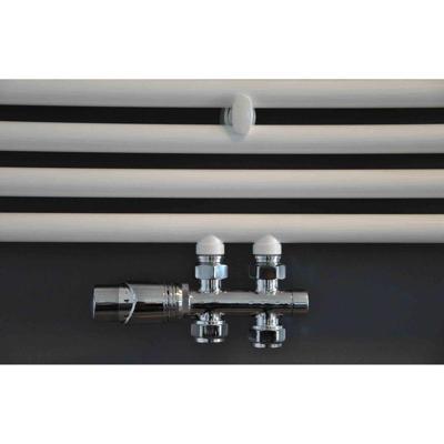 Riko Set Onderblok Compleet Recht - 16x2.0+15 Knel - Chroom