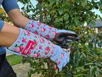 Keron Rozen brandnetelhandschoen mt8m rosegarden lange manchet - thumbnail