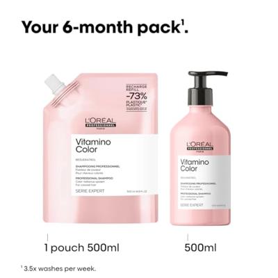 L'Oréal Professionnel Série Expert Vitamino Color Shampoo Refill 500ml