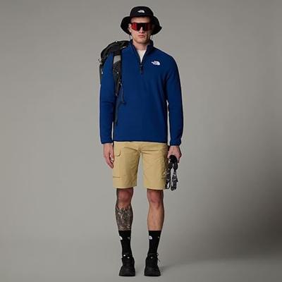 The North Face 100 Glacier 1/4 Zip Fleece Heren Estate Blue M