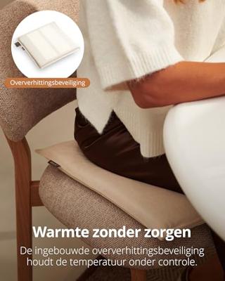 Duux Mellow Chair Pad (40 x 40) Elektrische deken Beige Duux Mellow Chair Pad (40 x 40) Elektrische deken Beige