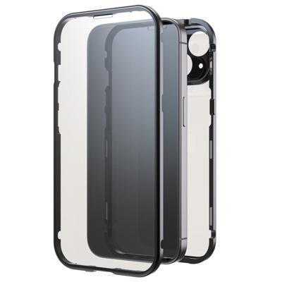Black Rock 360° Glass Cover Apple iPhone 15 Zwart Inductieve lading, Stootbestendig
