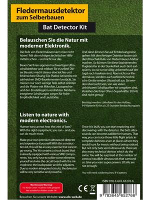 FRANZIS 65276 Bat Detector Kit Biologie Leerpakket Vanaf 14 jaar