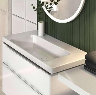 Wastafel Villeroy & Boch Subway 3.0 Met CeramicPlus Geen Kraangat Geen Overloop 100x47x16.5 cm Stone White Villeroy & Boch