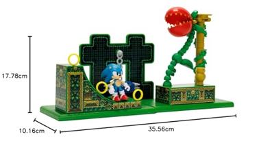 Sonic Speedway Zone Speelset Inclusief 6,5 Cm Figuur