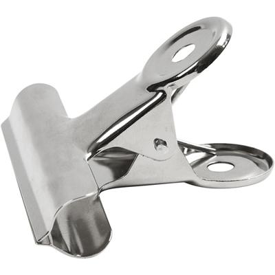 Creativ Company Metalen klem, b: 7,5 cm, zilver, 6 stuk/ 1 doos - thumbnail