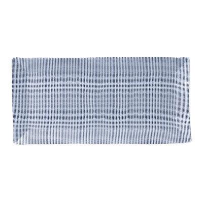 Royal Doulton Pacific Dots Serveerbord porselein 39 x 13 cm blauw Royal Doulton Pacific Dots Serveerbord porselein 39 x 13 cm blauw