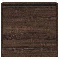 VidaXL Schoenenkast 60x21x57 cm bewerkt hout bruin eikenkleur - thumbnail