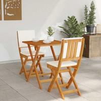 Bistroset 3 pcs Bruin Massief acaciahout - thumbnail
