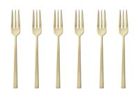 Sambonet Rock gebaksvorkjes - 6 stuks - champagne - thumbnail