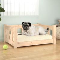 VidaXL Hondenmand 65,5x50,5x28 cm massief grenenhout - thumbnail
