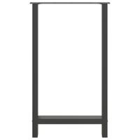 Bartafelpoten 2 st 60x(100-101) cm staal antraciet - thumbnail