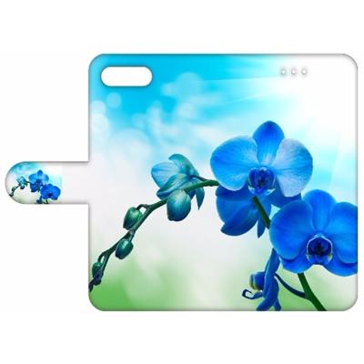 Apple iPhone 7 Plus | 8 Plus Hoesje Orchidee Blauw - Cadeau voor je Moeder Apple iPhone 7 Plus | 8 Plus Hoesje Orchidee Blauw - Cadeau voor je Moeder