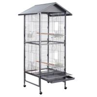 Topmast Kamervoliere PARADISO Antraciet 60 x 60 x 168 cm - thumbnail