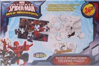 Disney Spider-Man 2-zijdige puzzel 24 stukjes - thumbnail