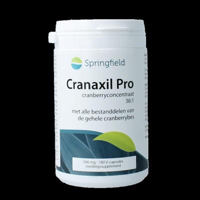 Springfield Cranaxil pro cranberry concentrate 500mg 180 Capsules