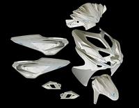 Edge Plaatset 9-delig yamaha aerox-r vanaf bouwjaar 2014 - glanzend wit - thumbnail