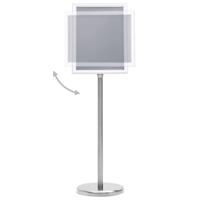 VidaXL Posterstandaard a4 aluminiumlegering zilverkleurig - thumbnail