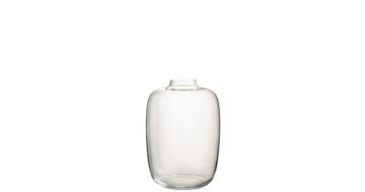 J-Line Vaas Cleo Transparant Glas