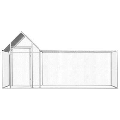 Kippenren 3x1x1,5 m gegalvaniseerd staal