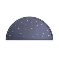 Siliconen tafelset mushie marineblauw - thumbnail