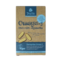 Omega 3 algenolie 325mg DHA + 150mg EPA vegan 60 Vegetarische capsules - thumbnail