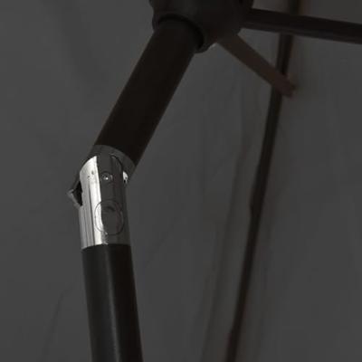 VidaXL Parasol met metalen paal 300x200 cm antraciet
