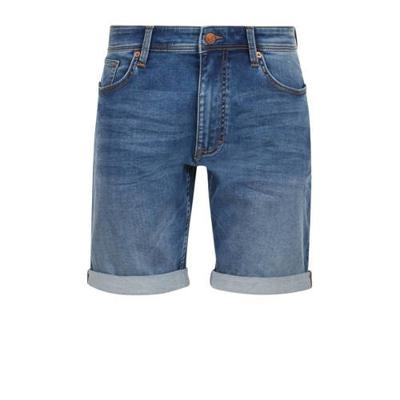 Q/S designed by regular fit jeans short blauw Q/S designed by regular fit jeans short blauw