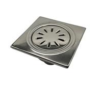 Doucheput BWS RVS 150x150mm Onderuitlaat - thumbnail