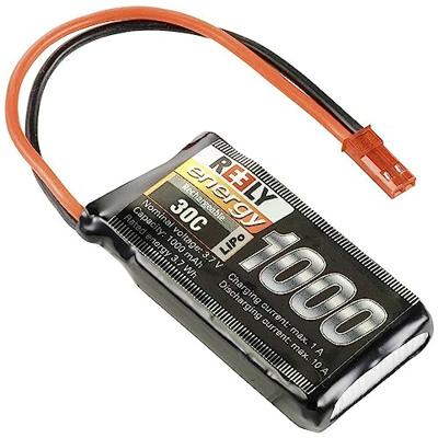 Reely LiPo accupack 3.7 V 1000 mAh Aantal cellen: 1 30 C BEC Reely LiPo accupack 3.7 V 1000 mAh Aantal cellen: 1 30 C BEC