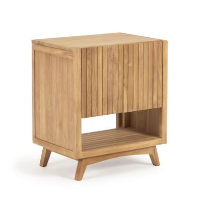 Kave Home Badkamermeubel 'Kuveni' Met 2 deuren, Teakhout (excl. waskom)