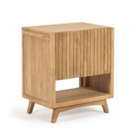 Kave Home Badkamermeubel 'Kuveni' Met 2 deuren, Teakhout (excl. waskom) - thumbnail