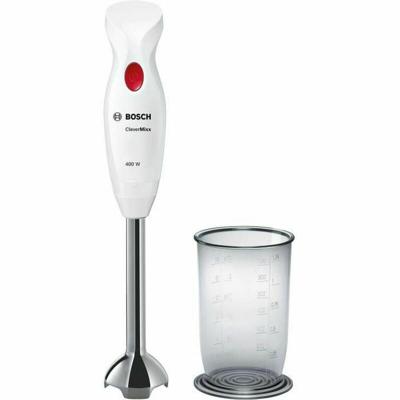 Bosch CleverMixx 400 Watt Metallfuß Staafmixer 400 W RVS, Wit