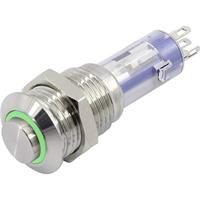 TRU COMPONENTS TC-6647608 LAS4GQH-11E/G/24V/S Druktoets 48 V 2 A 1x uit/(aan) Moment Groen 1 stuk(s) - thumbnail