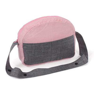 Poppen Luiertas - Melange Grijs Roze Poppen Luiertas - Melange Grijs Roze