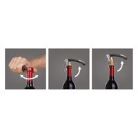 Vacu Double Hinged Corkscrew Black - thumbnail