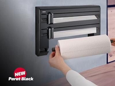 Leifheit Parat rollenhouder zwart