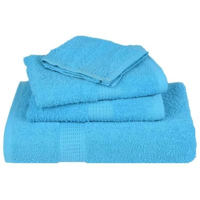 VidaXL Gastendoekjes 2 st 30x50 cm 360 g/m² 100% katoen turquoise