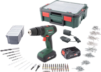 Bosch Groen UniversalImpact 18V | Accuklopboorschroevendraaier | 1.5 Ah + 2.5 Ah accu + lader | + SystemBox en accessoires 06039D4107 - thumbnail