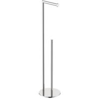 Wiesbaden Alonzo Toiletrolhouder met Reserverolhouder - Vrijstaand - Chroom - thumbnail