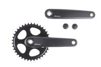Miranda  delta jis crankstel 38t 3/32“, z/disc, mat-zwart - thumbnail