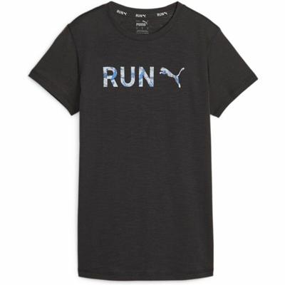 Dames-T-Shirt met Korte Mouwen Puma Graphicc Zwart - Maat: S